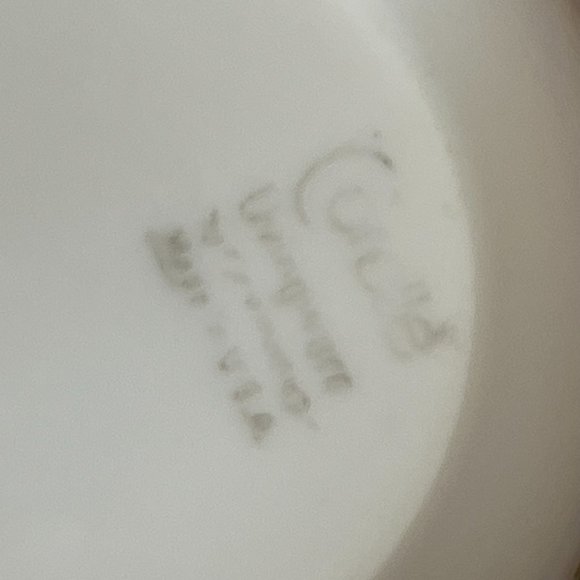 Corelle "Spring Blossom" (Crazy Daisy) Cup and Saucer | Hook Handle Mug Vintage - Picture 10 of 10